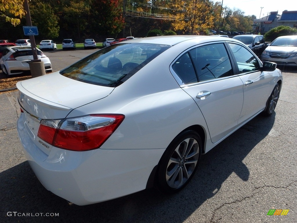 2014 Accord Sport Sedan - White Orchid Pearl / Black photo #5