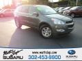 2011 Steel Green Metallic Chevrolet Traverse LT #116486999