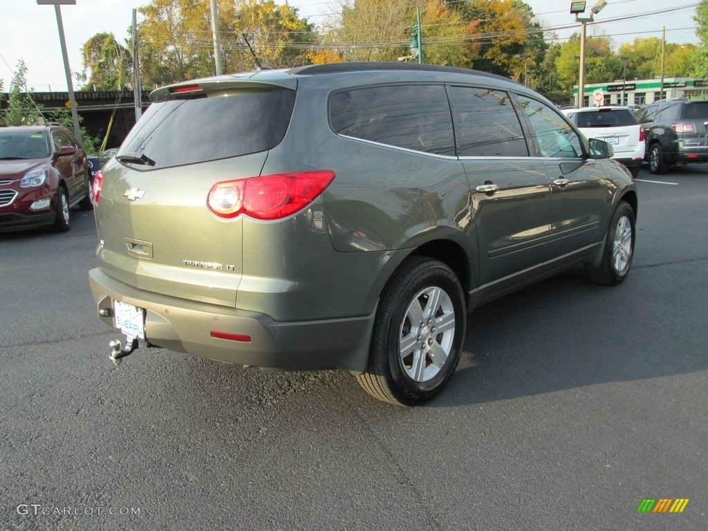 2011 Traverse LT - Steel Green Metallic / Dark Gray/Light Gray photo #6