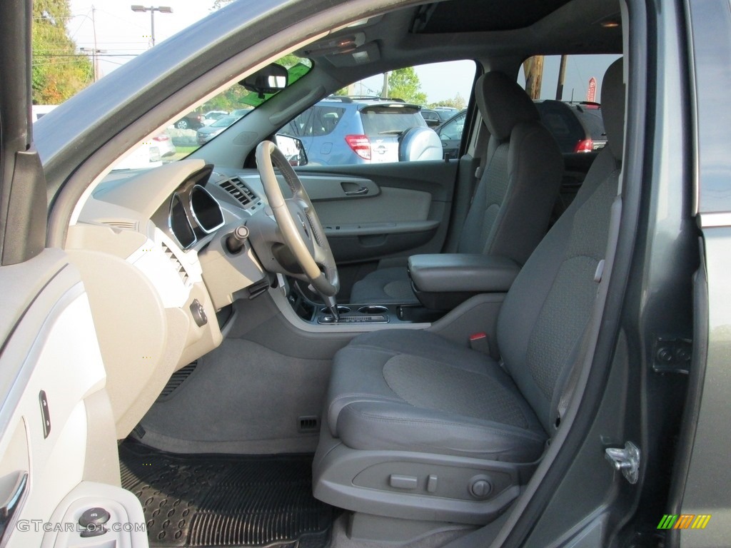 2011 Traverse LT - Steel Green Metallic / Dark Gray/Light Gray photo #12