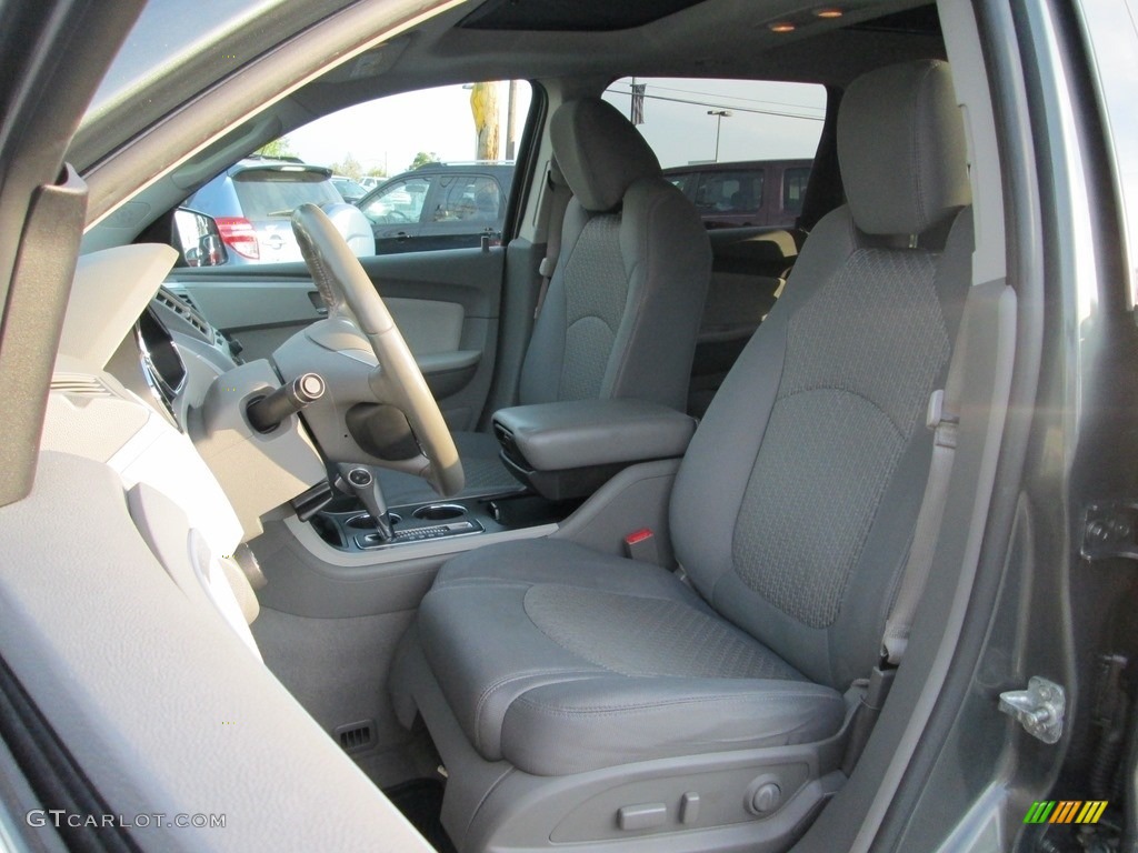 2011 Traverse LT - Steel Green Metallic / Dark Gray/Light Gray photo #15
