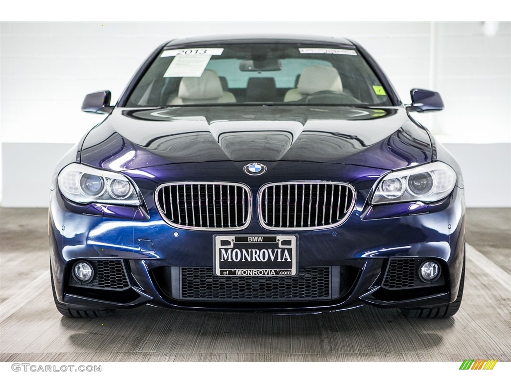 2013 5 Series 535i Sedan - Imperial Blue Metallic / Oyster/Black photo #2