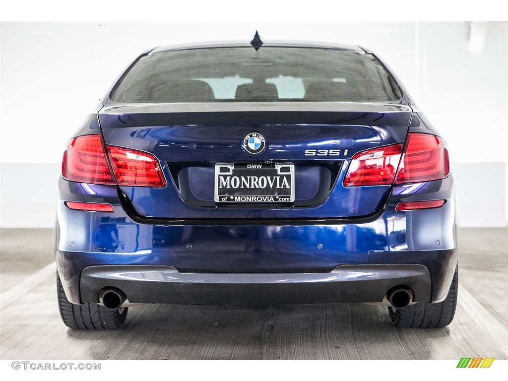 2013 5 Series 535i Sedan - Imperial Blue Metallic / Oyster/Black photo #3