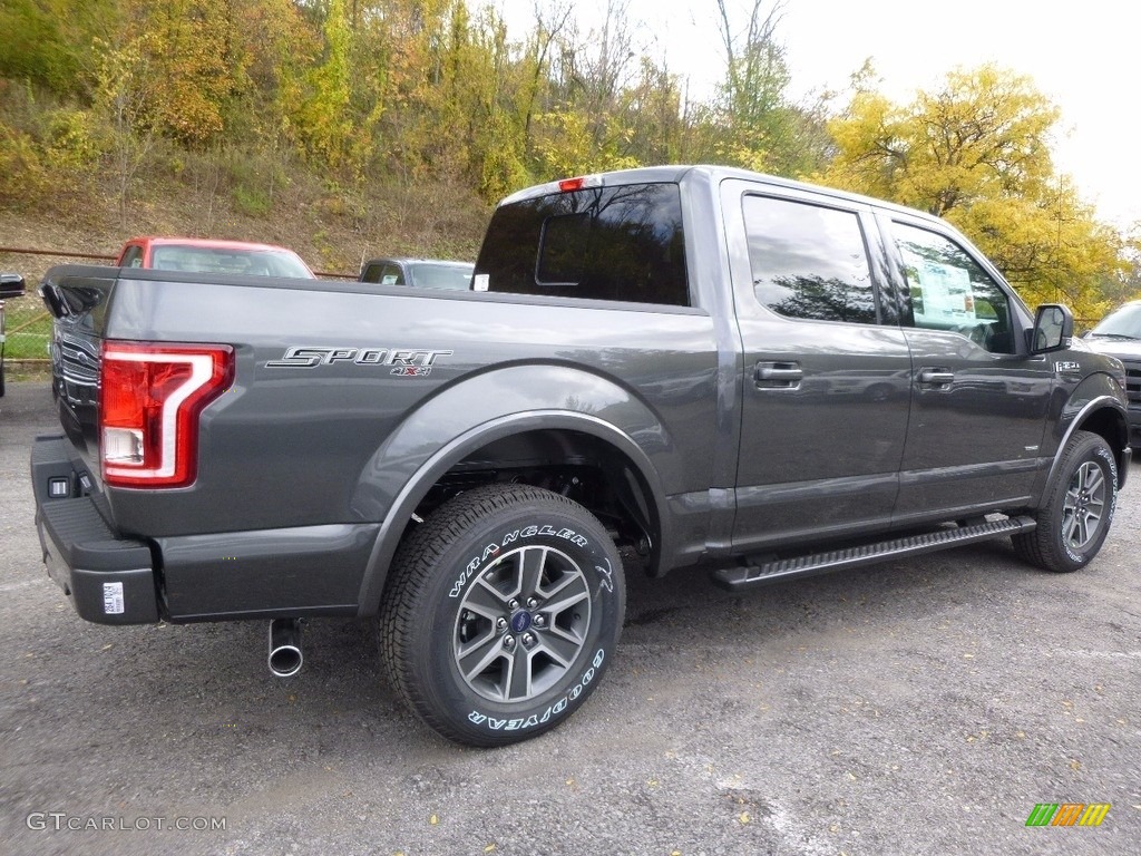 2016 F150 Lariat SuperCrew 4x4 - Magnetic / Black photo #2