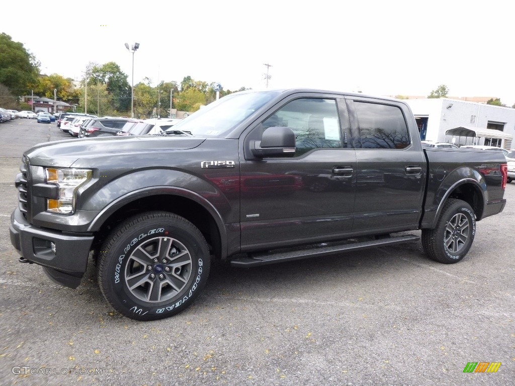 2016 F150 Lariat SuperCrew 4x4 - Magnetic / Black photo #4