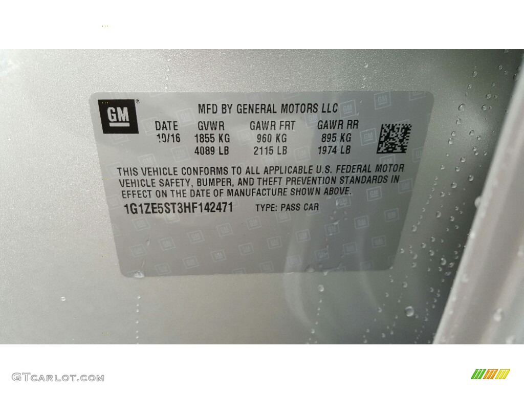 2017 Malibu LT - Silver Ice Metallic / Jet Black photo #7