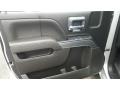 2017 Silver Ice Metallic Chevrolet Silverado 1500 LT Double Cab 4x4  photo #6