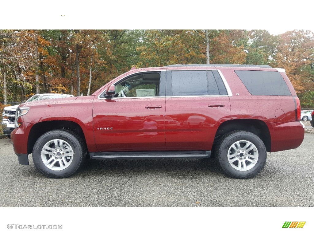 Siren Red Tintcoat 2017 Chevrolet Tahoe LT 4WD Exterior Photo #116517036