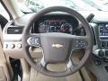 2017 Chevrolet Tahoe Cocoa/Dune Interior Steering Wheel Photo