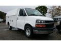 Summit White 2017 Chevrolet Express Cutaway 3500 Work Van Exterior
