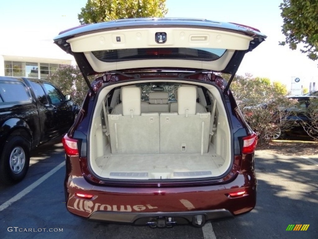 2013 JX 35 AWD - Midnight Garnet / Wheat photo #8