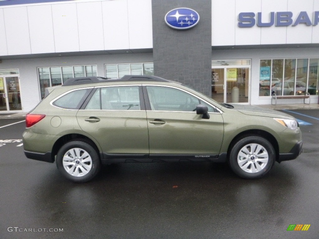 2017 Outback 2.5i - Wilderness Green Metallic / Warm Ivory photo #7