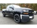 Black - Silverado 1500 WT Double Cab 4x4 Photo No. 1