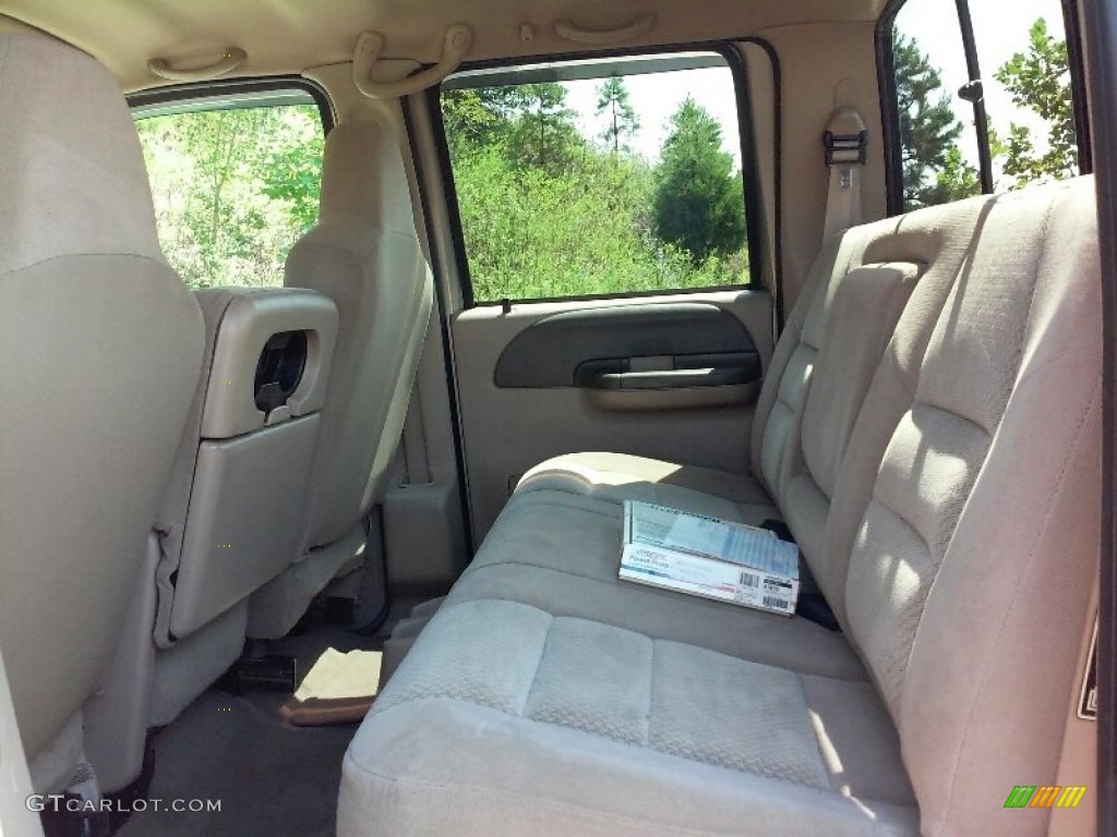 2002 F250 Super Duty XL Crew Cab 4x4 - Arizona Beige Metallic / Medium Parchment photo #10