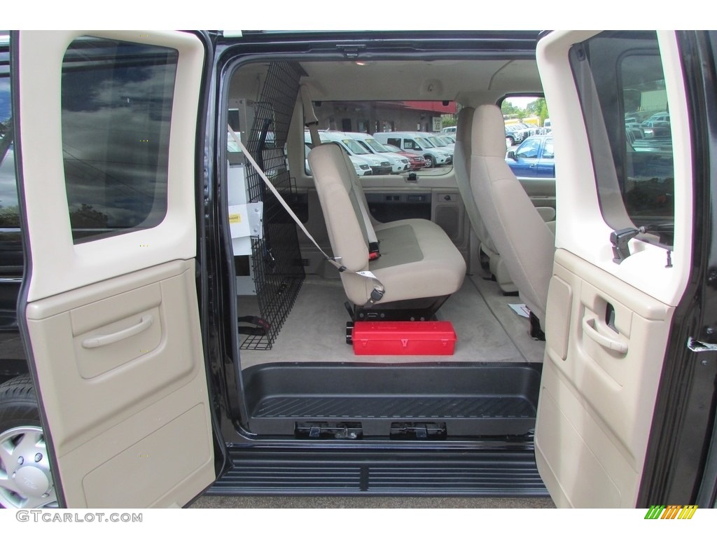 2014 E-Series Van E350 XL Extended 15 Passenger Van - Black / Medium Flint photo #33