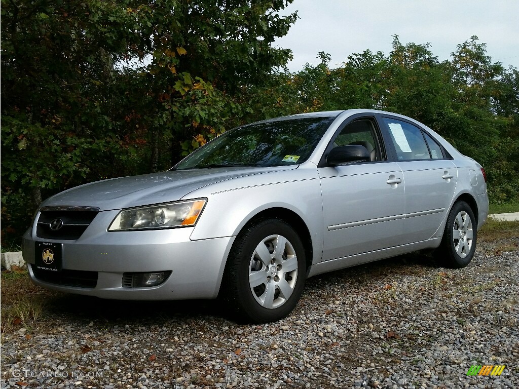 2007 Sonata GLS - Bright Silver / Gray photo #1