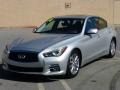 2014 Liquid Platinum Infiniti Q 50 3.7 Premium  photo #9