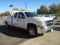 2009 Summit White Chevrolet Silverado 2500HD LT Extended Cab 4x4  photo #2