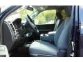 Black/Diesel Gray 2017 Ram 2500 Tradesman Crew Cab 4x4 Interior Color