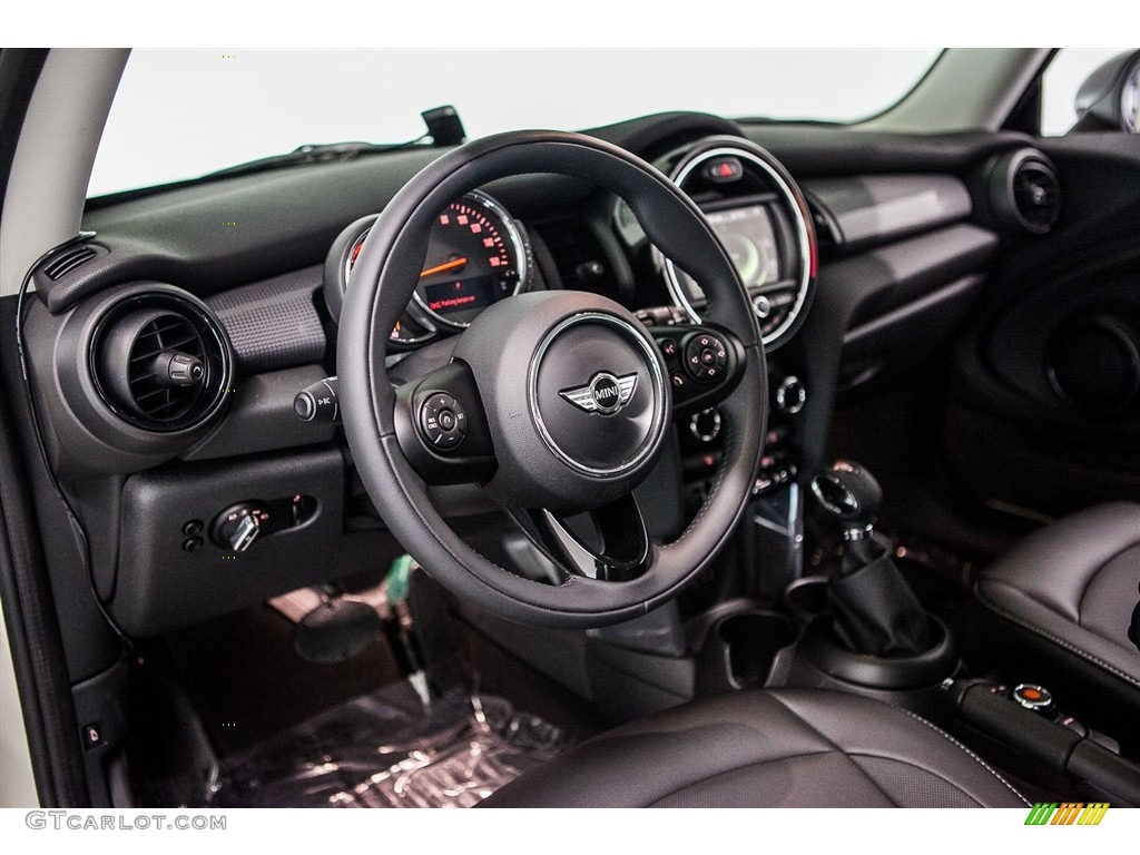 2017 Mini Hardtop Cooper 2 Door Carbon Black Dashboard Photo #116526846