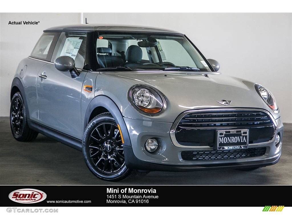 2017 Hardtop Cooper 2 Door - Moonwalk Grey Metallic / Carbon Black photo #1