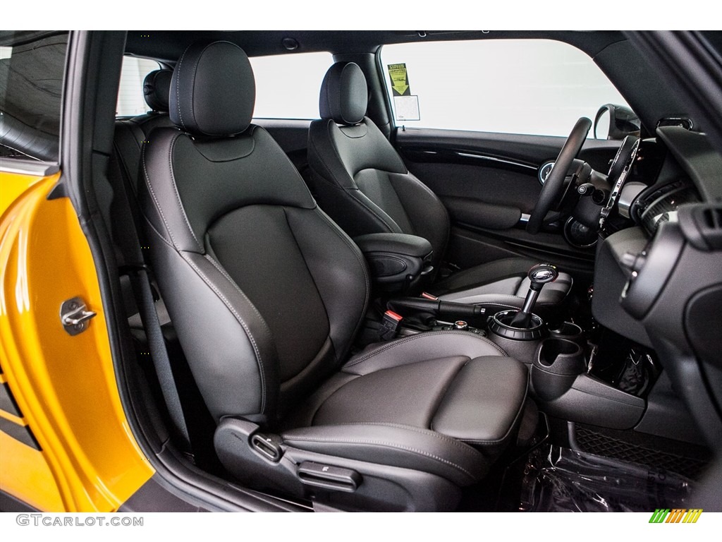 Carbon Black Interior 2017 Mini Hardtop Cooper S 2 Door Photo #116527749