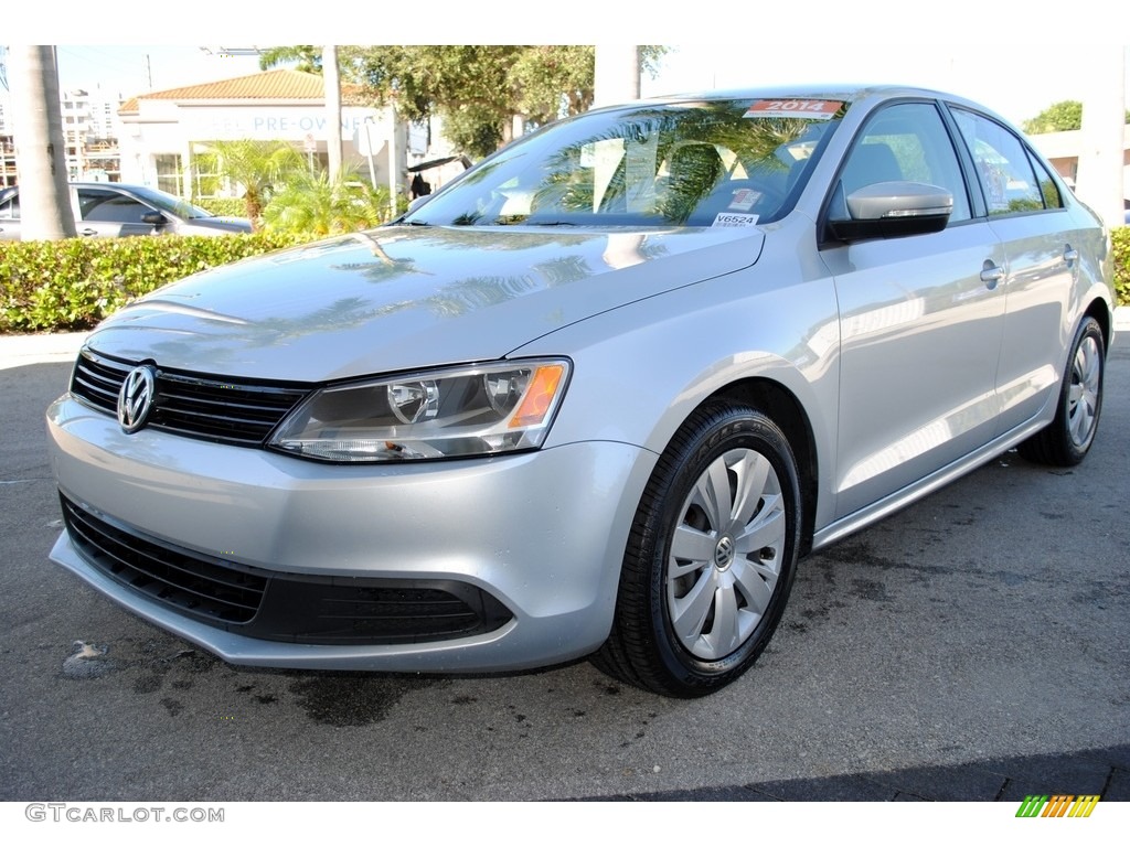 2014 Jetta SE Sedan - Reflex Silver Metallic / Titan Black photo #5