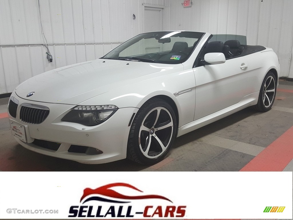 Alpine White BMW 6 Series