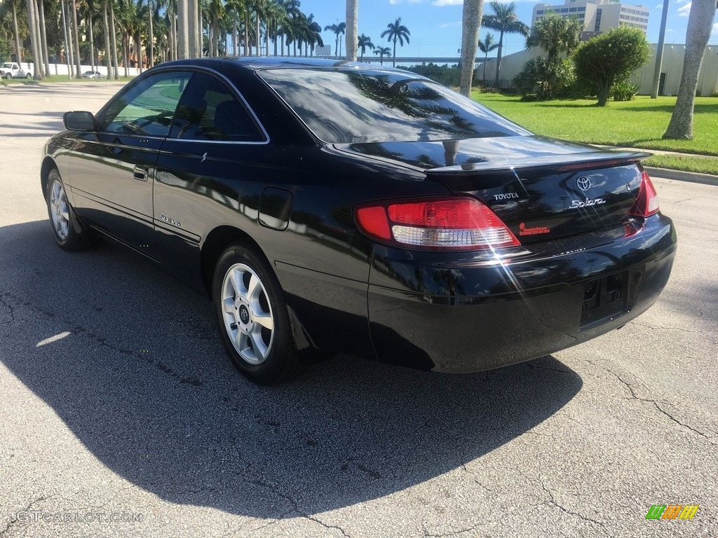 2000 Solara SE V6 Coupe - Black Sand Pearl / Charcoal photo #3