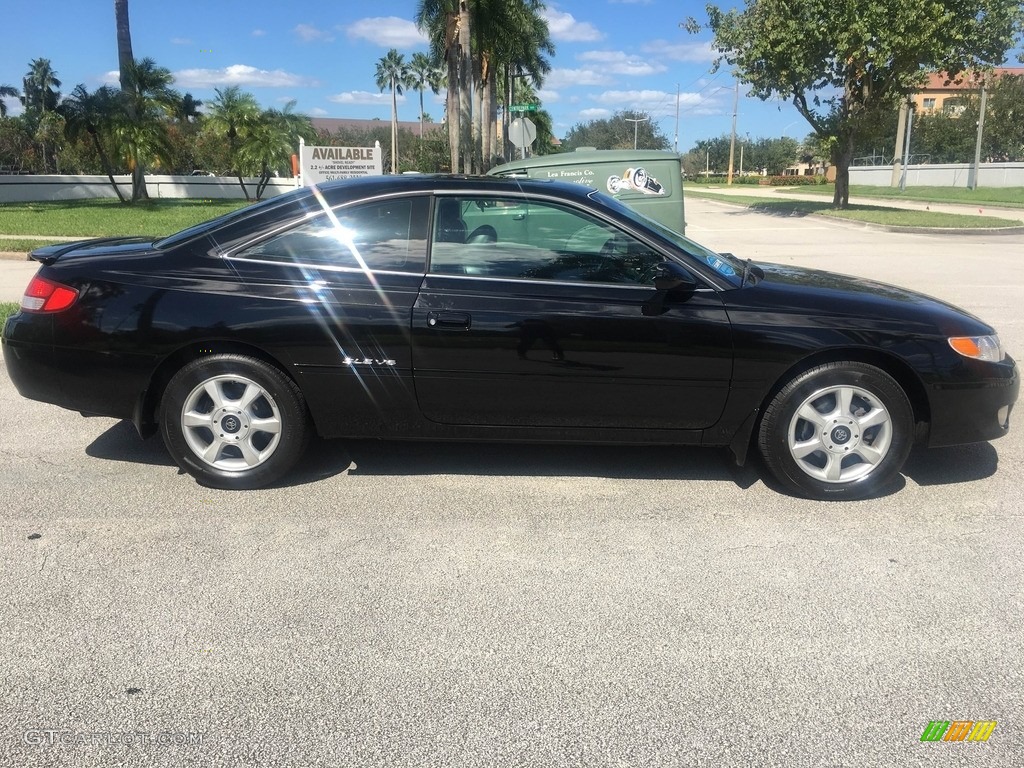 2000 Solara SE V6 Coupe - Black Sand Pearl / Charcoal photo #6