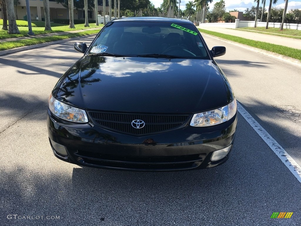 2000 Solara SE V6 Coupe - Black Sand Pearl / Charcoal photo #8