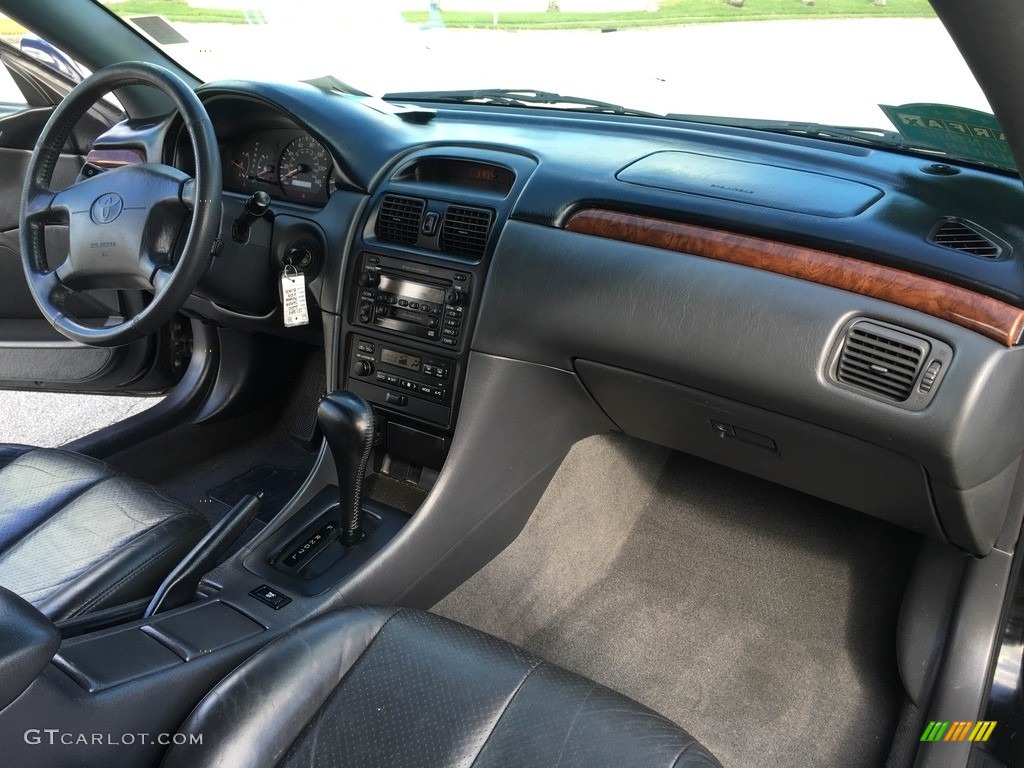 2000 Solara SE V6 Coupe - Black Sand Pearl / Charcoal photo #15
