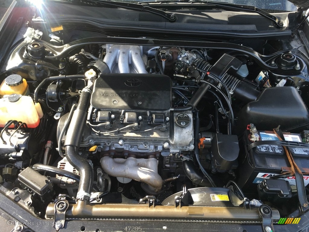 2000 Solara SE V6 Coupe - Black Sand Pearl / Charcoal photo #17