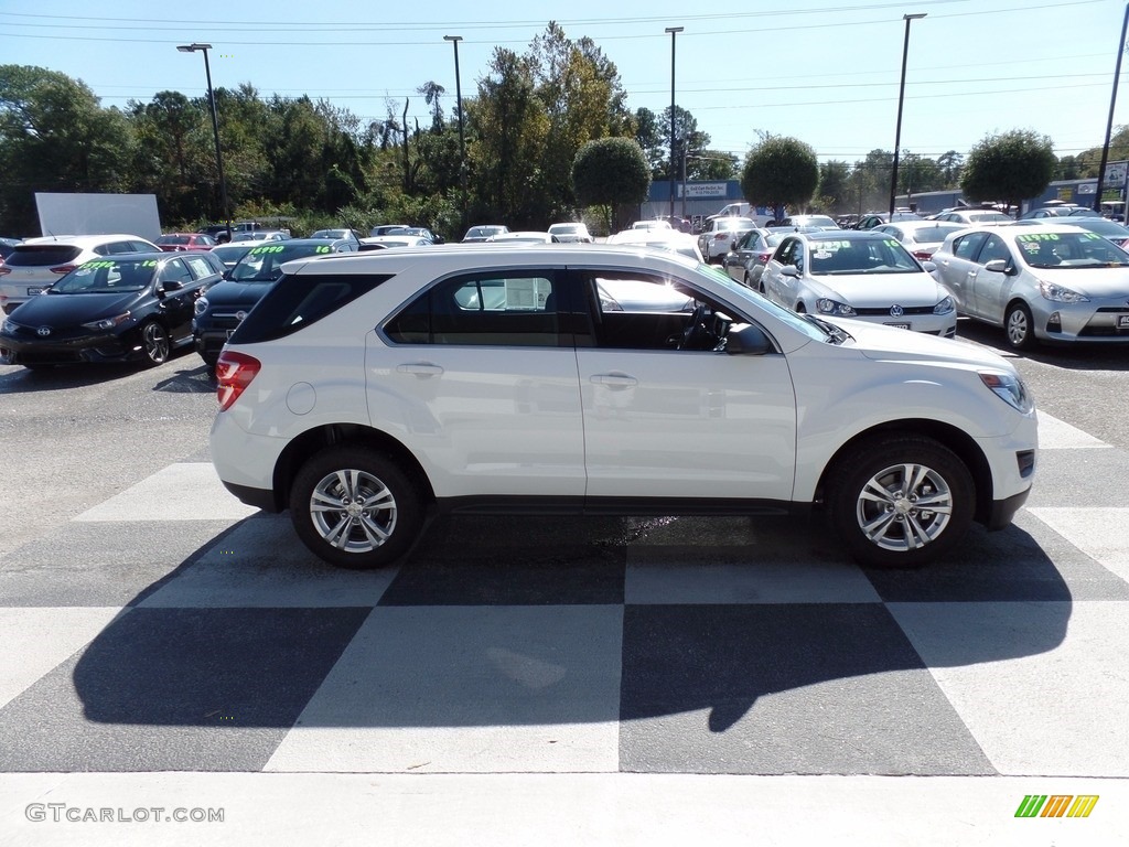 2016 Equinox LS - Summit White / Jet Black photo #3