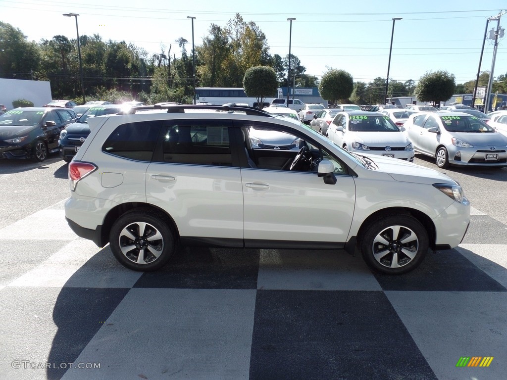 2017 Forester 2.5i Limited - Crystal White Pearl / Gray photo #3