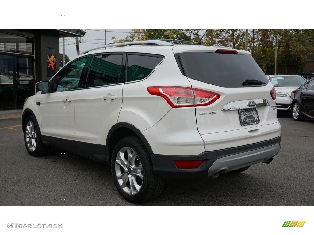 2014 Escape Titanium 2.0L EcoBoost 4WD - White Platinum / Charcoal Black photo #3