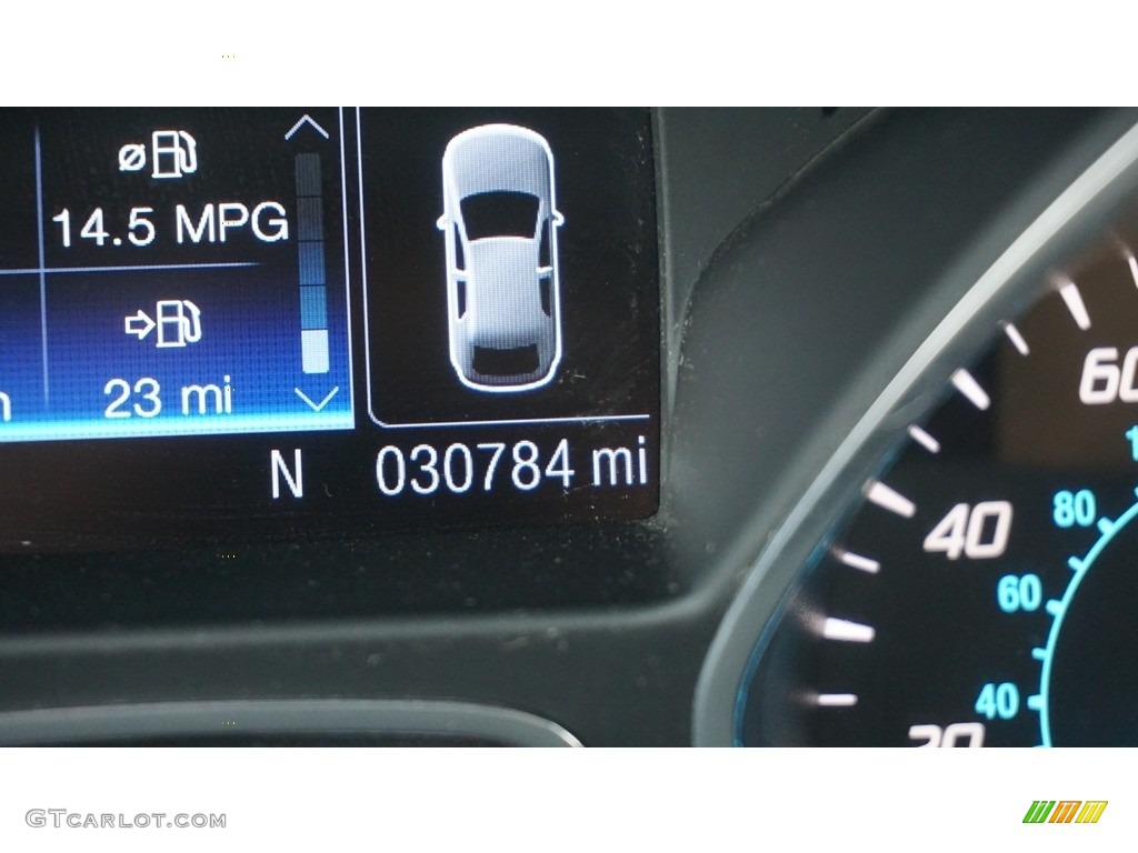 2014 Escape Titanium 2.0L EcoBoost 4WD - White Platinum / Charcoal Black photo #20