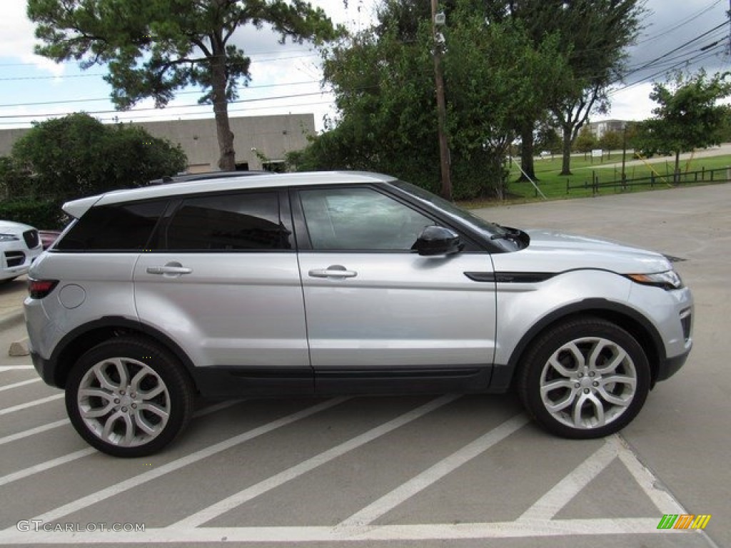 2016 Range Rover Evoque SE - Indus Silver Metalllic / Ebony/Ebony photo #6