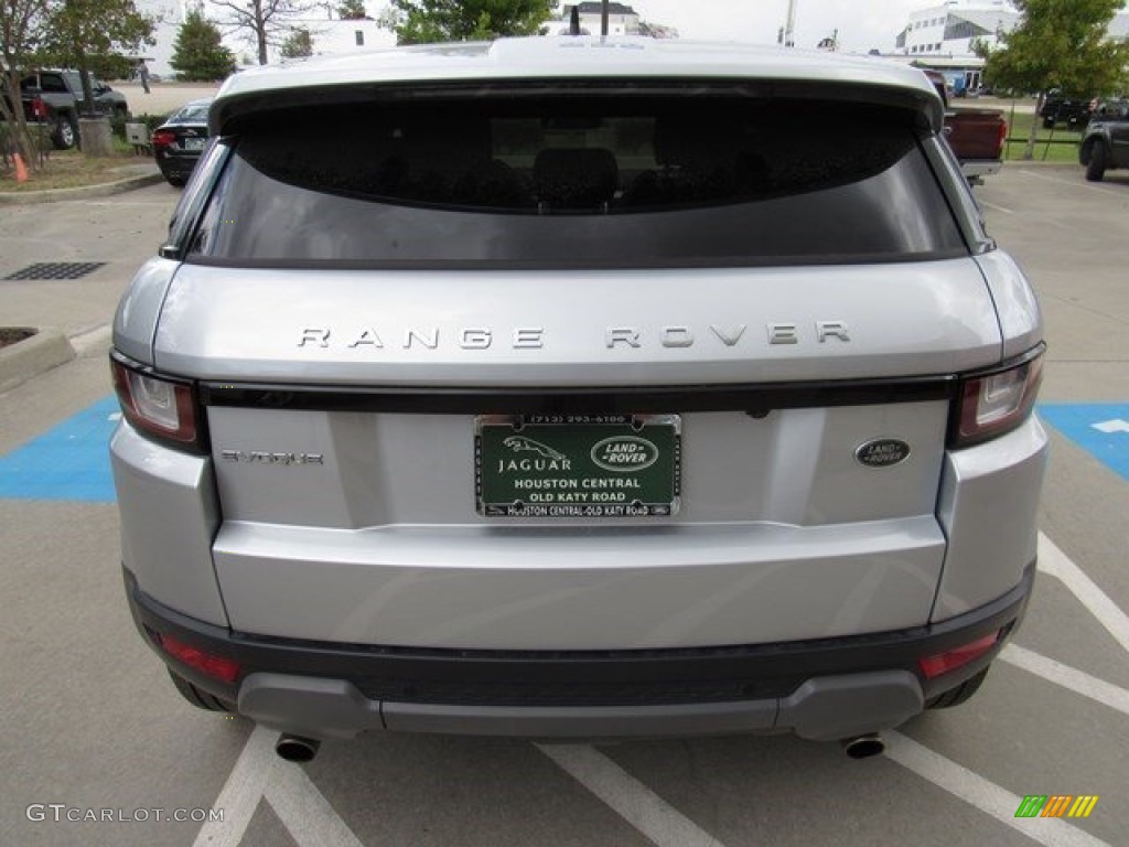 2016 Range Rover Evoque SE - Indus Silver Metalllic / Ebony/Ebony photo #8