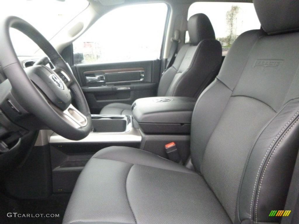 Black Interior 2017 Ram 2500 Laramie Crew Cab 4x4 Photo #116533011