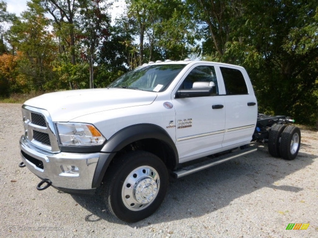 Bright White 2017 Ram 4500 Tradesman Crew Cab 4x4 Chassis Exterior Photo #116533152