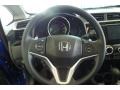 Black 2017 Honda Fit EX Steering Wheel