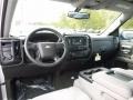 Dark Ash/Jet Black 2017 Chevrolet Silverado 1500 Custom Double Cab Interior Color