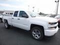 Summit White - Silverado 1500 Custom Double Cab 4x4 Photo No. 3