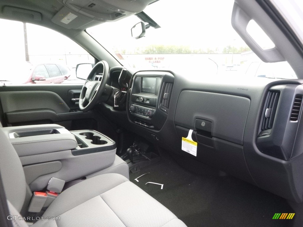 2017 Silverado 1500 Custom Double Cab 4x4 - Summit White / Dark Ash/Jet Black photo #5