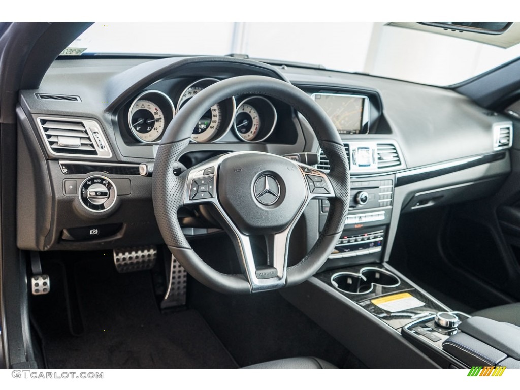 2017 Mercedes-Benz E 400 Cabriolet Black Dashboard Photo #116540253