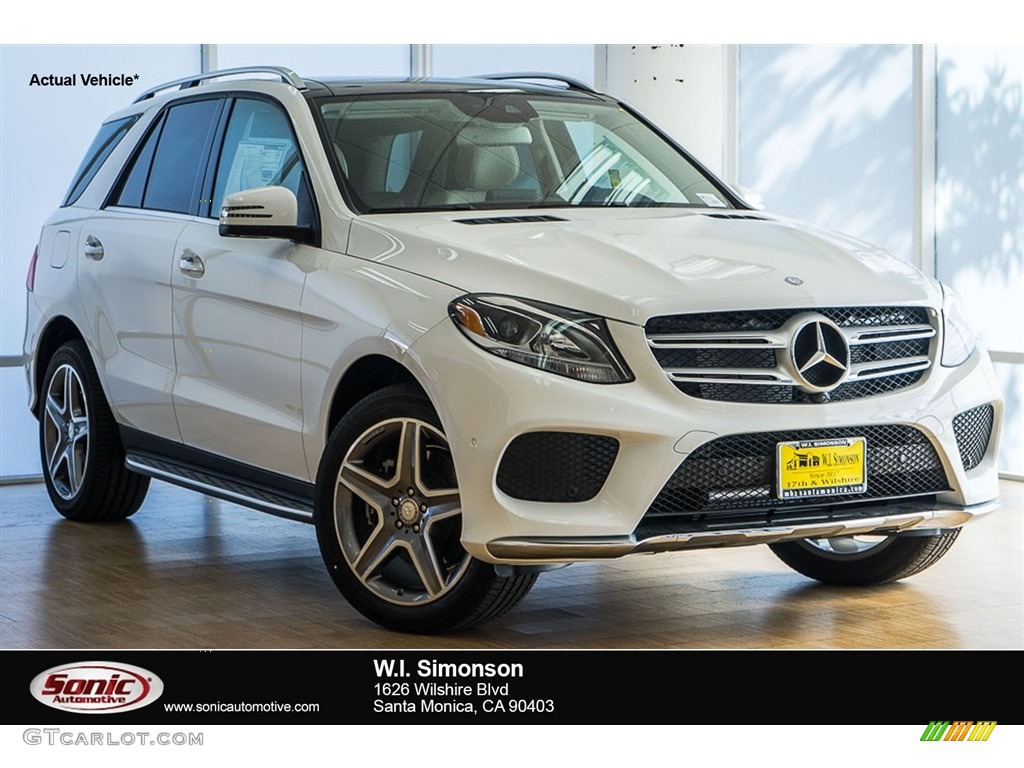 2017 GLE 400 4Matic - Polar White / Ginger Beige/Espresso Brown photo #1