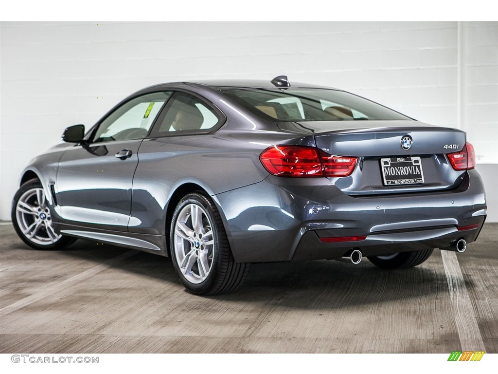 2017 4 Series 440i Coupe - Mineral Grey Metallic / Saddle Brown photo #3