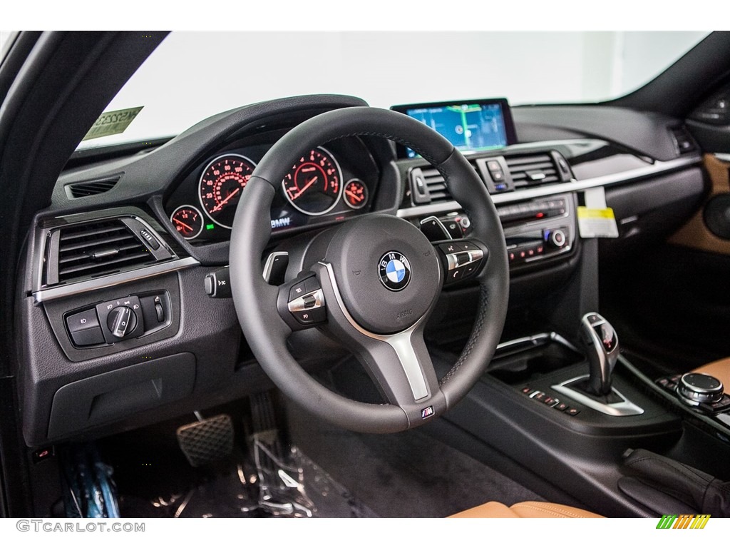 2017 BMW 4 Series 440i Coupe Saddle Brown Dashboard Photo #116541963
