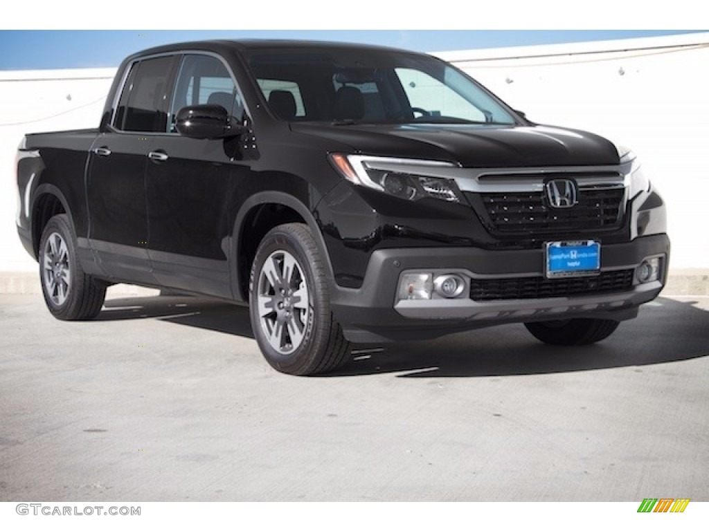 2017 Ridgeline RTL-E AWD - Crystal Black Pearl / Black photo #1